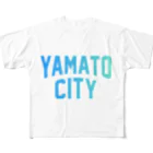 JIMOTO Wear Local Japanの大和市 YAMATO CITY フルグラフィックTシャツ