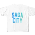 JIMOTOE Wear Local Japanの佐賀市 SAGA CITY All-Over Print T-Shirt