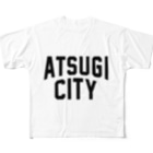 JIMOTO Wear Local Japanの厚木市 ATSUGI CITY All-Over Print T-Shirt