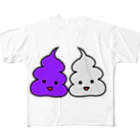 KブラザーズのLove or Poop うんちちゃん フルグラフィックTシャツ