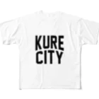 JIMOTO Wear Local Japanの呉市 KURE CITY フルグラフィックTシャツ