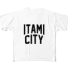 JIMOTO Wear Local Japanの伊丹市 ITAMI CITY フルグラフィックTシャツ