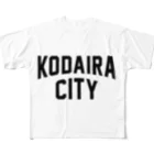 JIMOTOE Wear Local Japanの小平市 KODAIRA CITY All-Over Print T-Shirt