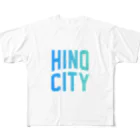 JIMOTOE Wear Local Japanの日野市 HINO CITY All-Over Print T-Shirt