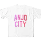 JIMOTOE Wear Local Japanの安城市 ANJO CITY All-Over Print T-Shirt