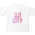 JIMOTO Wear Local Japanの宇治市 UJI CITY フルグラフィックTシャツ