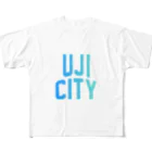 JIMOTO Wear Local Japanの宇治市 UJI CITY フルグラフィックTシャツ