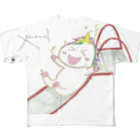 Naokunのユニコーンのすべり台 All-Over Print T-Shirt