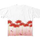 haoppe_osuzuの彼岸花 All-Over Print T-Shirt