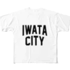 JIMOTO Wear Local Japanの磐田市 IWATA CITY フルグラフィックTシャツ