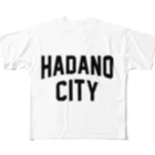 JIMOTO Wear Local Japanの秦野市 HADANO CITY All-Over Print T-Shirt