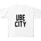 JIMOTO Wear Local Japanの宇部市 UBE CITY フルグラフィックTシャツ