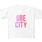 JIMOTO Wear Local Japanの宇部市 UBE CITY フルグラフィックTシャツ