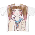 つくしにょきにょきの女の子 All-Over Print T-Shirt