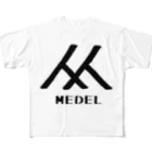 MedelBox™️ のメデル　ロゴマーク フルグラフィックTシャツ