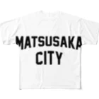 JIMOTOE Wear Local Japanの松阪市 MATSUSAKA CITY All-Over Print T-Shirt