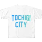 JIMOTO Wear Local Japanの栃木市 TOCHIGI CITY フルグラフィックTシャツ