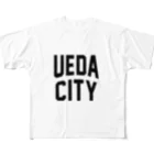 JIMOTO Wear Local Japanの上田市 UEDA CITY フルグラフィックTシャツ