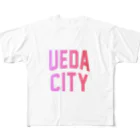 JIMOTOE Wear Local Japanの上田市 UEDA CITY All-Over Print T-Shirt