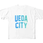 JIMOTO Wear Local Japanの上田市 UEDA CITY フルグラフィックTシャツ