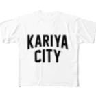 JIMOTOE Wear Local Japanの刈谷市 KARIYA CITY All-Over Print T-Shirt