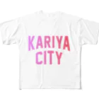 JIMOTO Wear Local Japanの刈谷市 KARIYA CITY フルグラフィックTシャツ