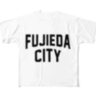 JIMOTOE Wear Local Japanの藤枝市 FUJIEDA CITY All-Over Print T-Shirt