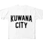 JIMOTO Wear Local Japanの桑名市 KUWANA CITY フルグラフィックTシャツ