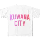 JIMOTOE Wear Local Japanの桑名市 KUWANA CITY フルグラフィックTシャツ