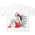 SEA's SHOPのドS巫女狐アカリ セクシーVer フルグラフィックTシャツ