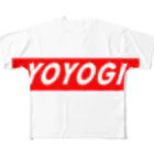 twentyonetwelveのYOYOGI ボックスロゴ フルグラフィックTシャツ