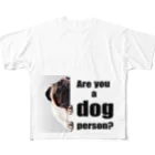 松や SUZURI店のあなたは犬派？ All-Over Print T-Shirt