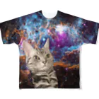 🥐🍞ちょきぷり🍞🥐のうちの宇宙猫 All-Over Print T-Shirt