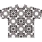 GreenTeaBreakの幾何学模様 フルグラフィックTシャツ