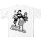 アムモ98ホラーチャンネルショップの心霊～パンデミック～イラスト モノクロVer All-Over Print T-Shirt