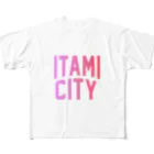 JIMOTOE Wear Local Japanの伊丹市 ITAMI CITY フルグラフィックTシャツ