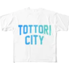 JIMOTO Wear Local Japanの鳥取市 TOTTORI CITY フルグラフィックTシャツ