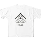 みむら屋の3village All-Over Print T-Shirt