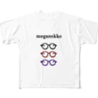 NIKORASU GOのメガネっ子 フルグラフィックTシャツ