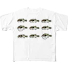 魚長～UoChou～のキレイに並ぶクサフグ All-Over Print T-Shirt