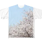 綺麗何学模様の桜 フルグラフィックTシャツ