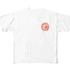 中華呪術堂（チャイナマジックホール）の太極八卦(赤)mini フルグラフィックTシャツ