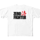 Atelier NyaoのZERO FIGHTER 空の侍 All-Over Print T-Shirt