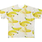 Miho MATSUNO online storeのLovely Bananas フルグラフィックTシャツ