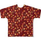 Miho MATSUNO online storeのlovely cherries フルグラフィックTシャツ