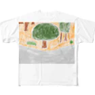 アスカの近所の公園の風景 All-Over Print T-Shirt