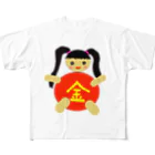 Densetsu-Kaito-Hの女金（除菌）太郎 All-Over Print T-Shirt