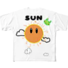 そうたろうショップのたいようくん＆カエルくん All-Over Print T-Shirt