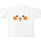 tamaccoのおかめいんこ フルグラフィックTシャツ