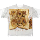 オンガクスグッズショップのふりふり焼きバナナ🍌 Ongakus photo goods フルグラフィックTシャツ